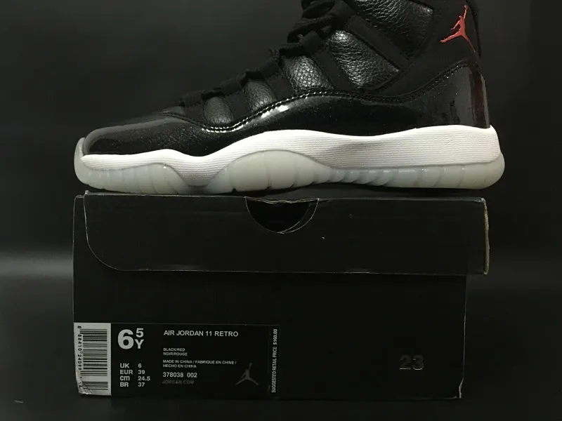 All categories Air Jordan Jordan series basketball shoes Air Jordan 11 first layer genuine original factory grade Air Jordan 11 "72-10" AJ11 Big Devil Joe 11 378038-002 original standard women's shoes